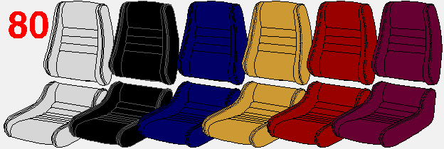 1980 corvette seat covers