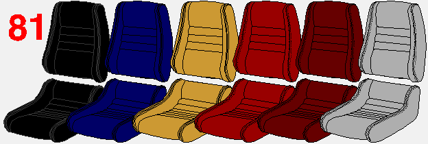 1981 corvette store seat covers